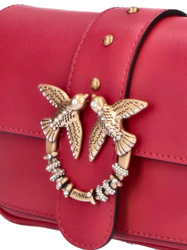 クロスボディバッグ - 赤 shop online: Pinko
