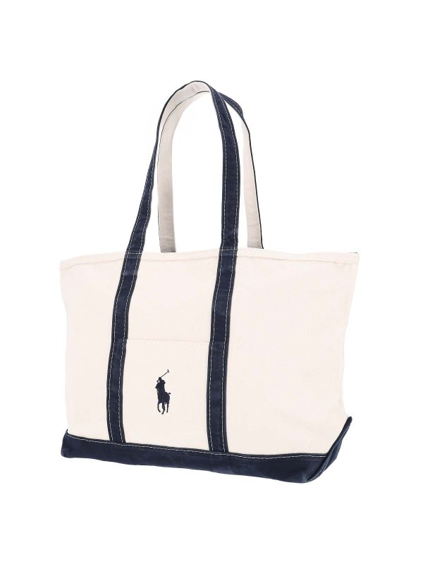 POLO RALPH LAUREN: Handtaschen online - Shopper - Creme