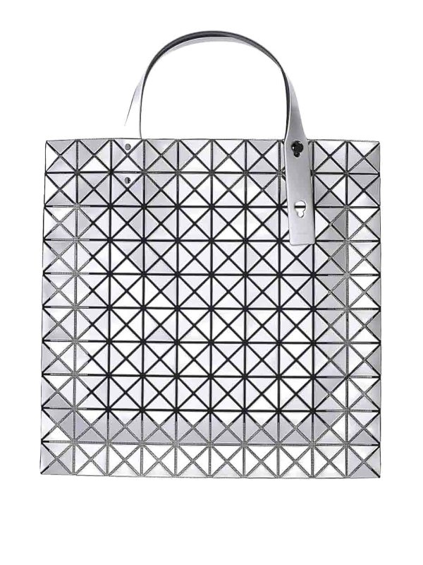 BAO BAO Issey Miyake: Handtaschen - Shopper - Silber