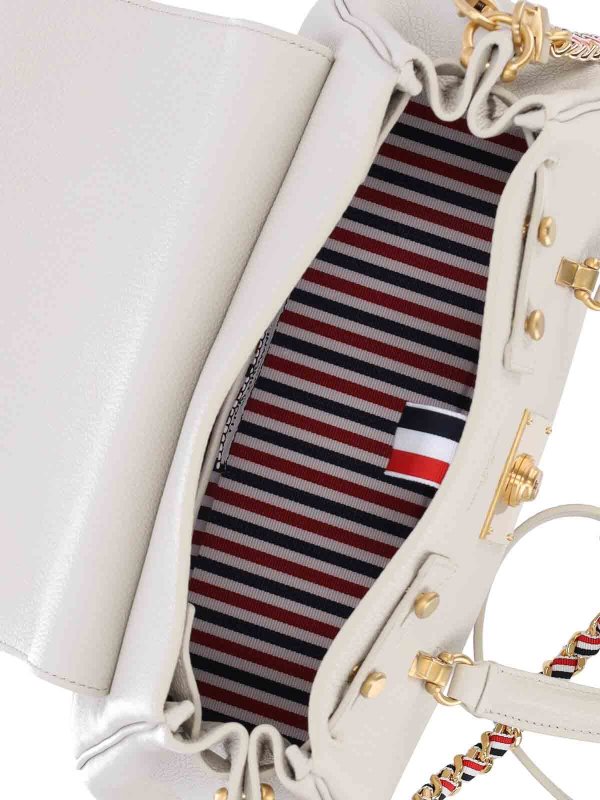 クロスボディバッグ - 白 shop online: THOM BROWNE