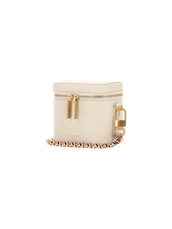 THOM BROWNE: clutches online - Leather Pouch