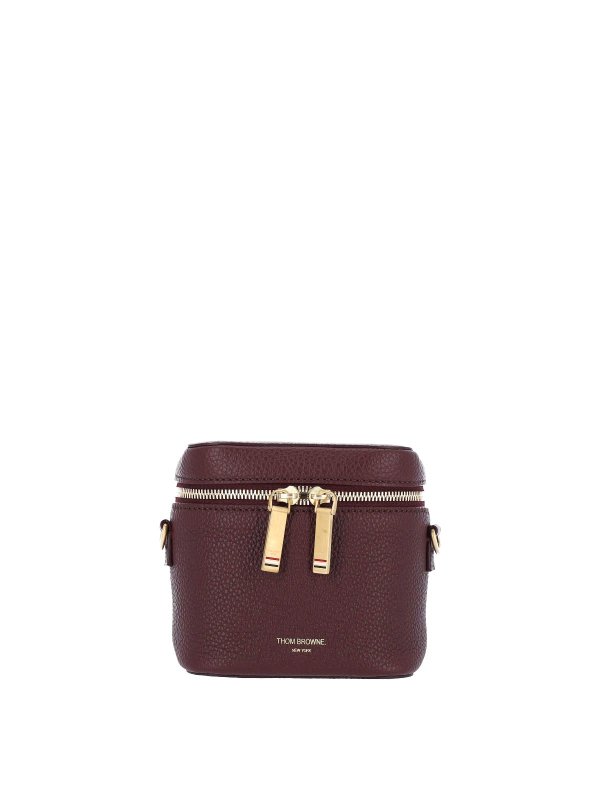 THOM BROWNE: clutches - Leather Pouch