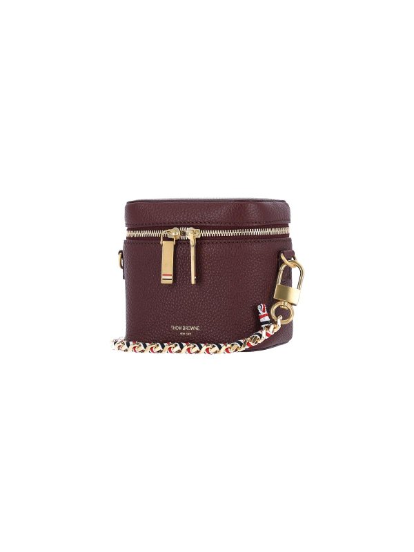 THOM BROWNE: clutches online - Leather Pouch
