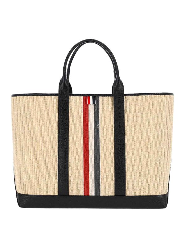 THOM BROWNE: totes bags - Rwb Medium Tote Bag
