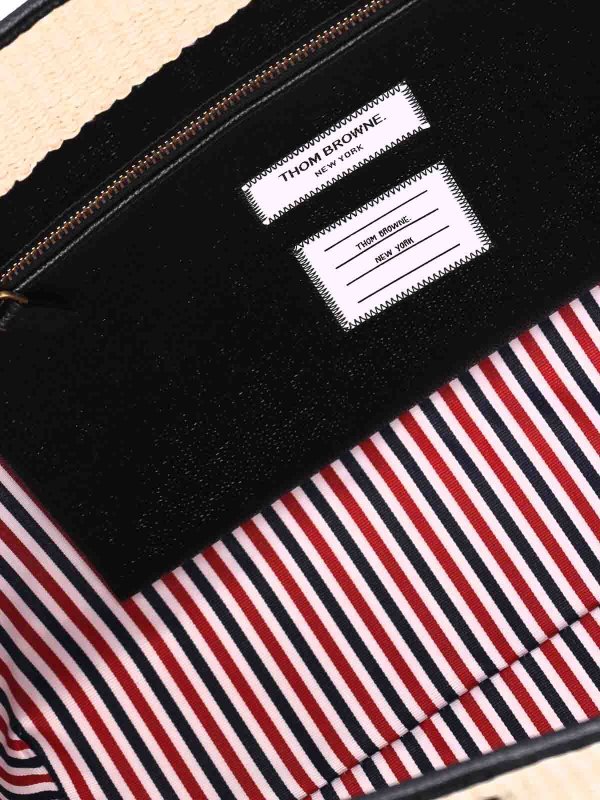Rwb Medium Tote Bag shop online: THOM BROWNE