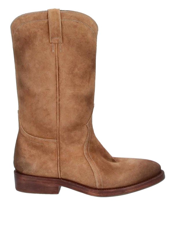 JIL SANDER: ankle boots - Suede Ankle Boots