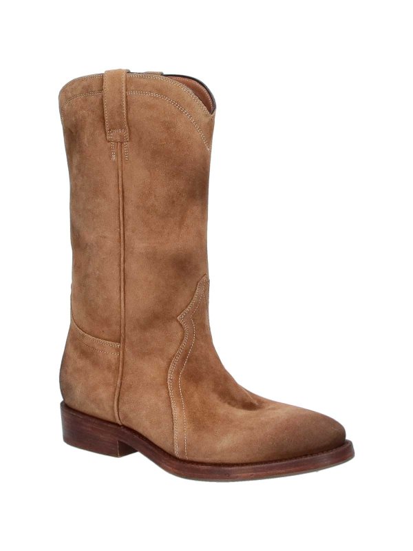 JIL SANDER: ankle boots online - Suede Ankle Boots