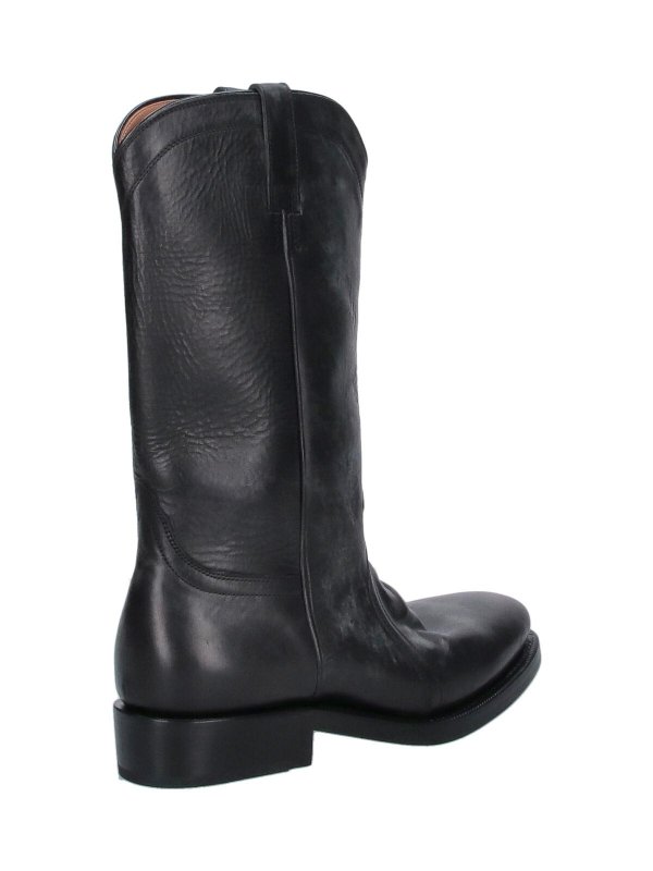 アンクルブーツ - 黒 shop online: JIL SANDER