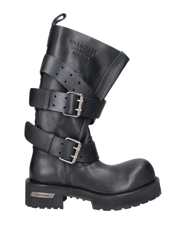 BALENCIAGA: ブーツ - ブーツ - 黒