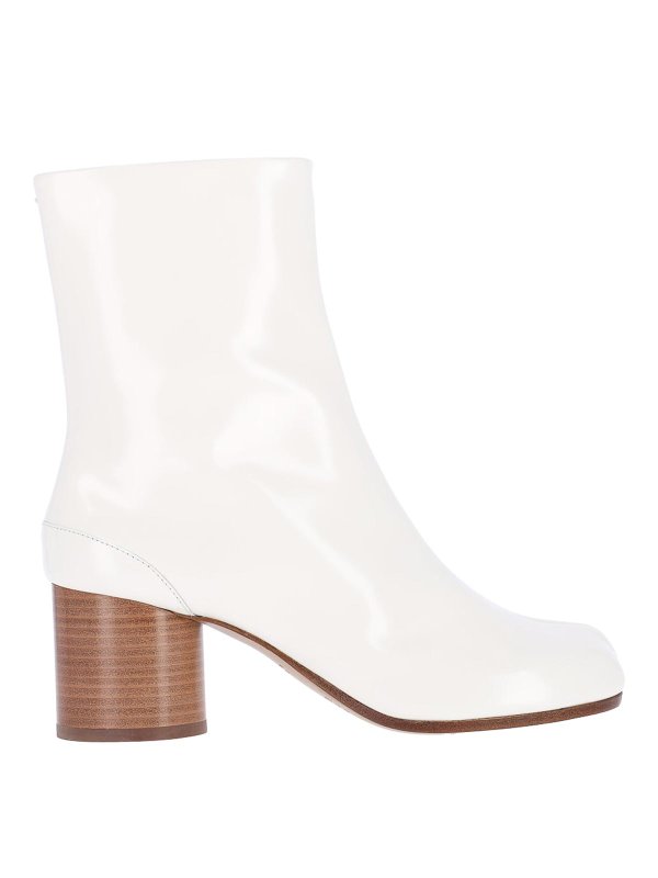 Maison Margiela: ブーティー - アンクルブーツ - 白