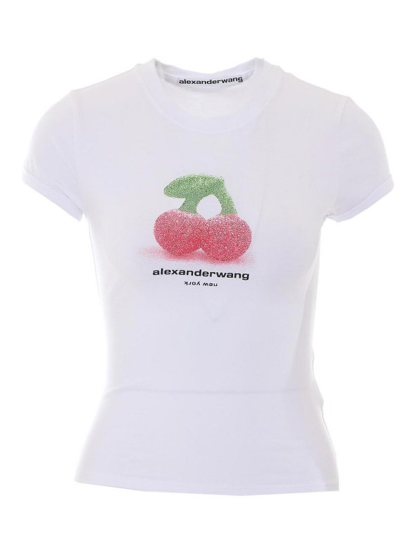 ALEXANDER WANG: Camisetas - Camiseta - Blanco