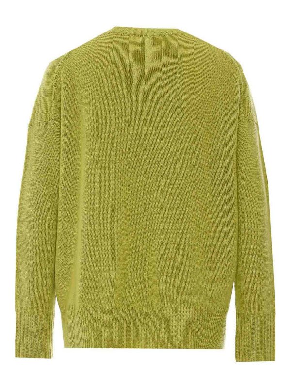 ALLUDE: クルーネック online - クルーネック - 緑