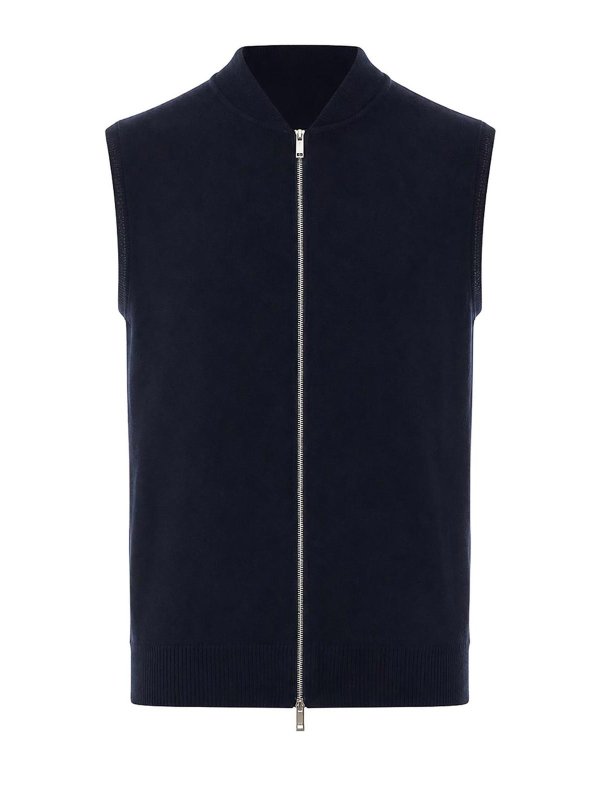 ALPHA STUDIO: vests - Zip Vest