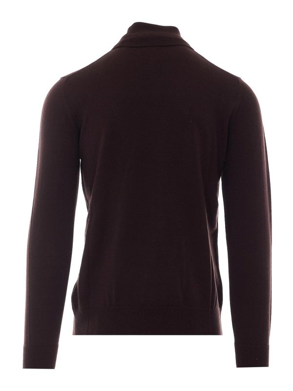ALPHA STUDIO: Pull col rond online - Pull Col Rond - Marron