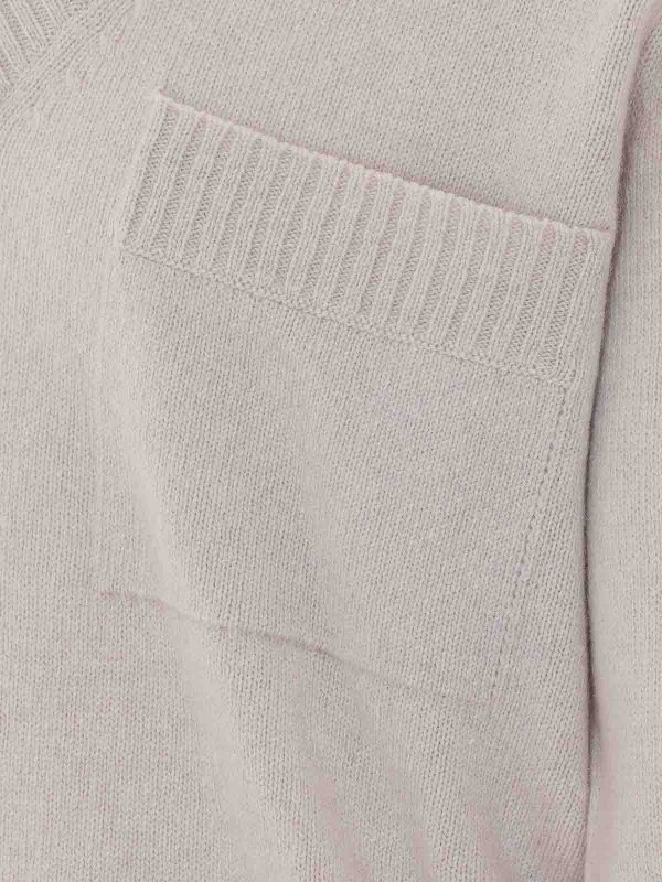 The Best Shops ALPHA STUDIO: Strickpullover mit Rundhalsausschnitt - Rundhalspullover - Grau