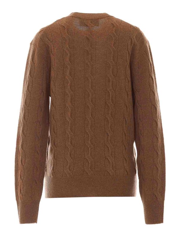 AMI PARIS: Pull col rond online - Pull Col Rond - Marron