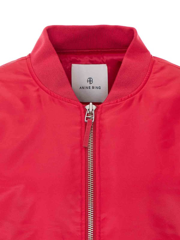 ボンバージャケット - 赤 shop online: ANINE BING