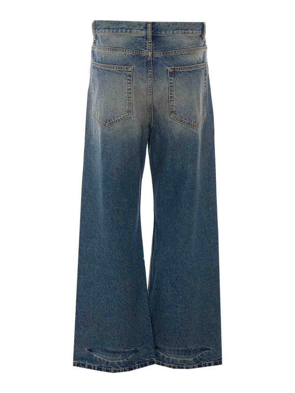 ANN DEMEULEMEESTER: ストレートジーンズ online - ストレートジーンズ - ブルー