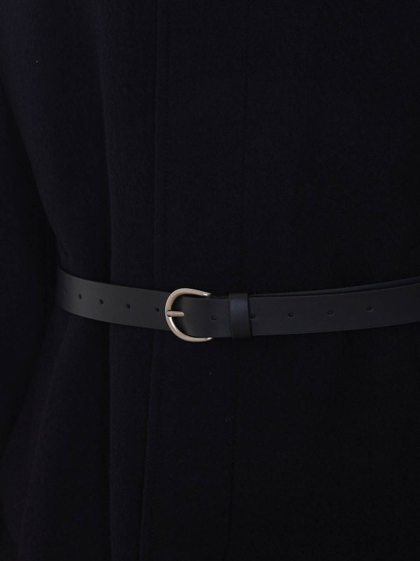 The Best Shops ANN DEMEULEMEESTER: ニーレングスコート - 膝丈コート - 黒