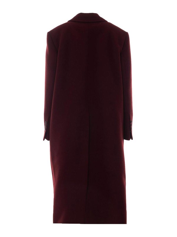 ANN DEMEULEMEESTER: ニーレングスコート online - 膝丈コート - 赤