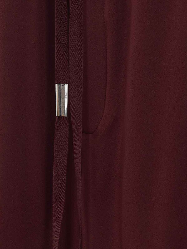 The Best Shops ANN DEMEULEMEESTER: カジュアルトラウザー - カジュアルパンツ - 赤