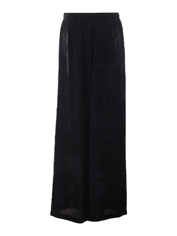 ANN DEMEULEMEESTER: カジュアルトラウザー online - カジュアルパンツ - 黒