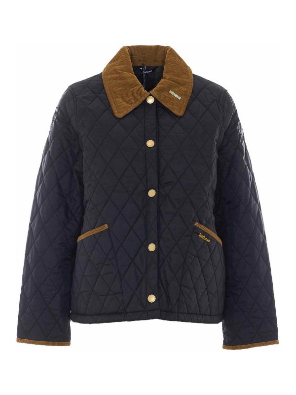 BARBOUR: ダウン・ハイテクジャケット - ダウンジャケット - 黒