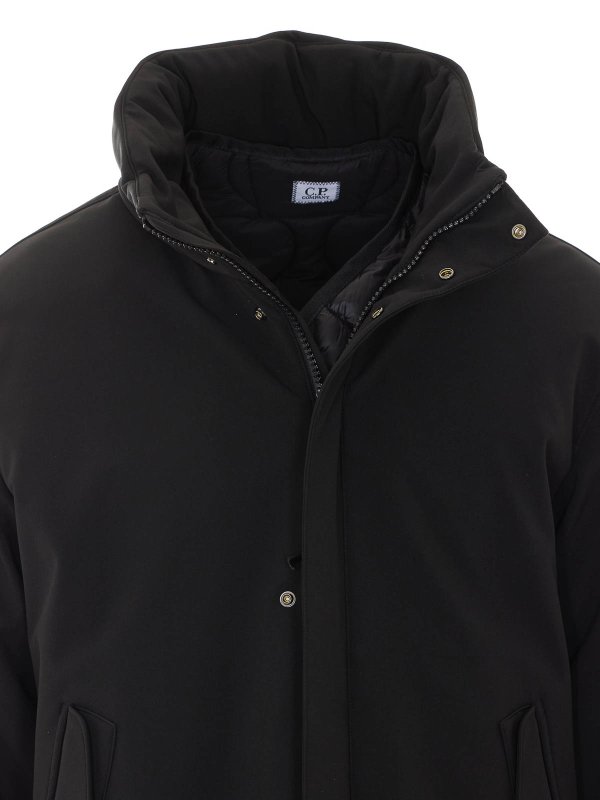 ダウンコート - 黒 shop online: C.P. COMPANY