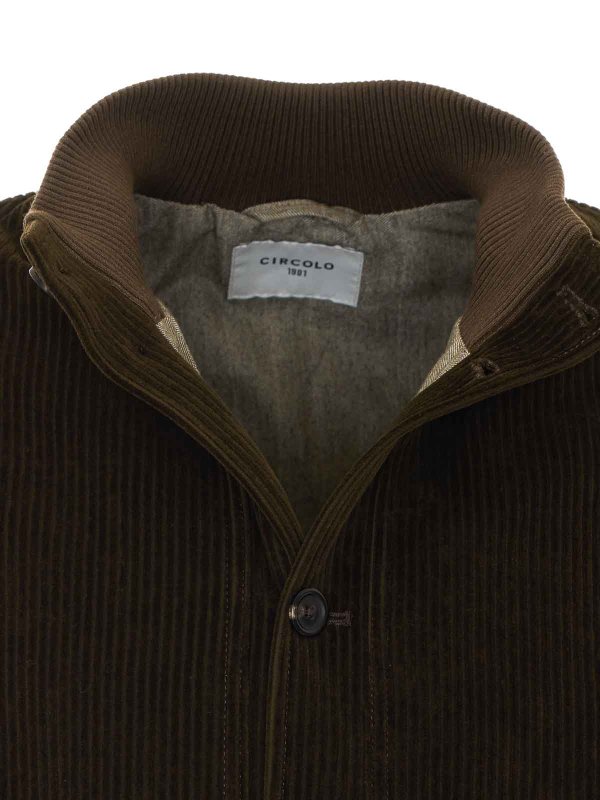 Rundhalspullover - Braun shop online: CIRCOLO 1901