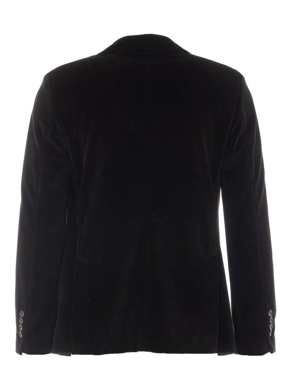CIRCOLO 1901: blazers online - Velvet Single Breasted Button Jacket