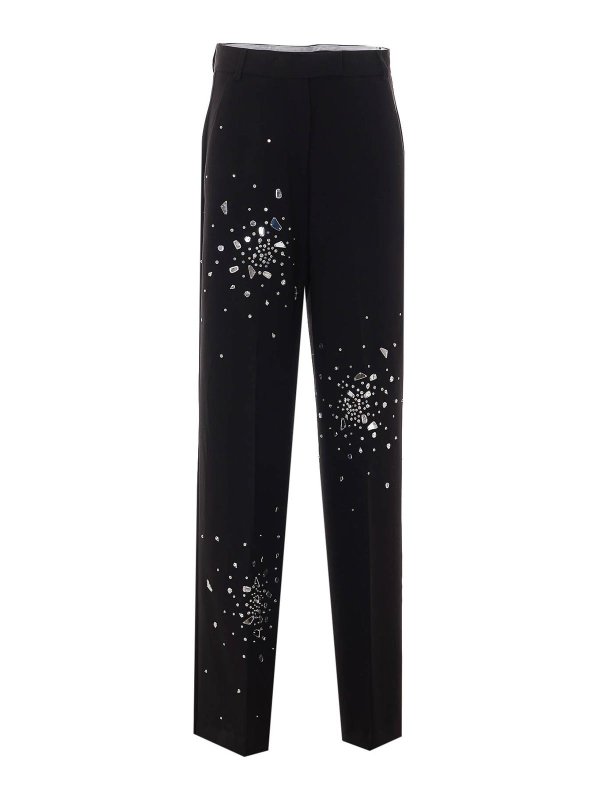 DES PHEMMES: スウェットパンツ - トラックスーツ ボトムス - 黒