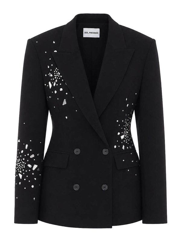 DES PHEMMES: Blazer - Blazer - Schwarz