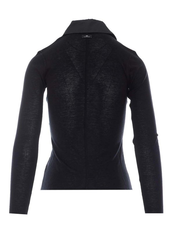 ELISABETTA FRANCHI: クルーネック online - クルーネック - 黒