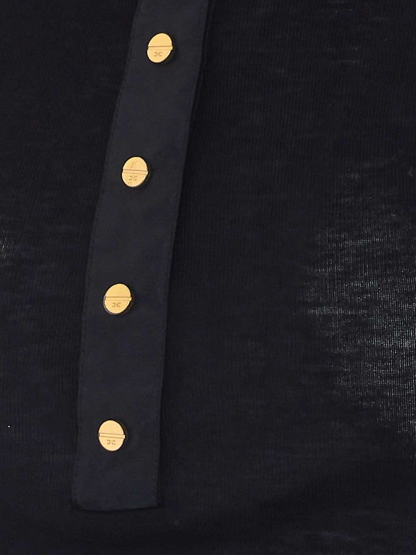 The Best Shops ELISABETTA FRANCHI: クルーネック - クルーネック - 黒