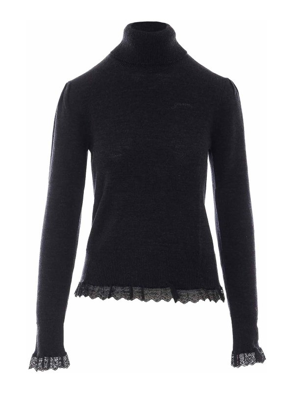 GANNI: crew necks - Sweater