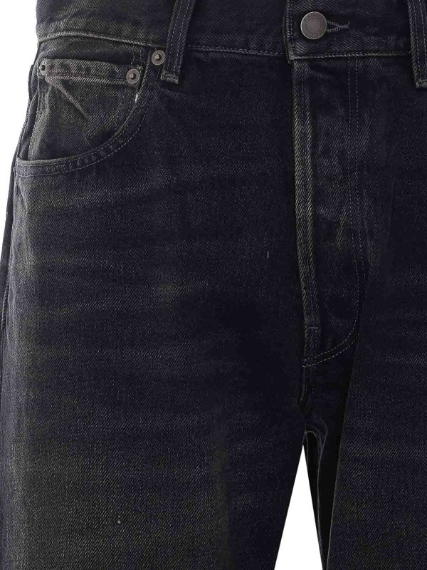 ストレートジーンズ - 黒 shop online: HAIKURE