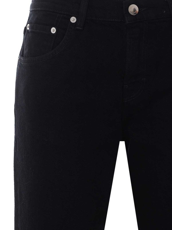 ストレートジーンズ - 黒 shop online: HAIKURE