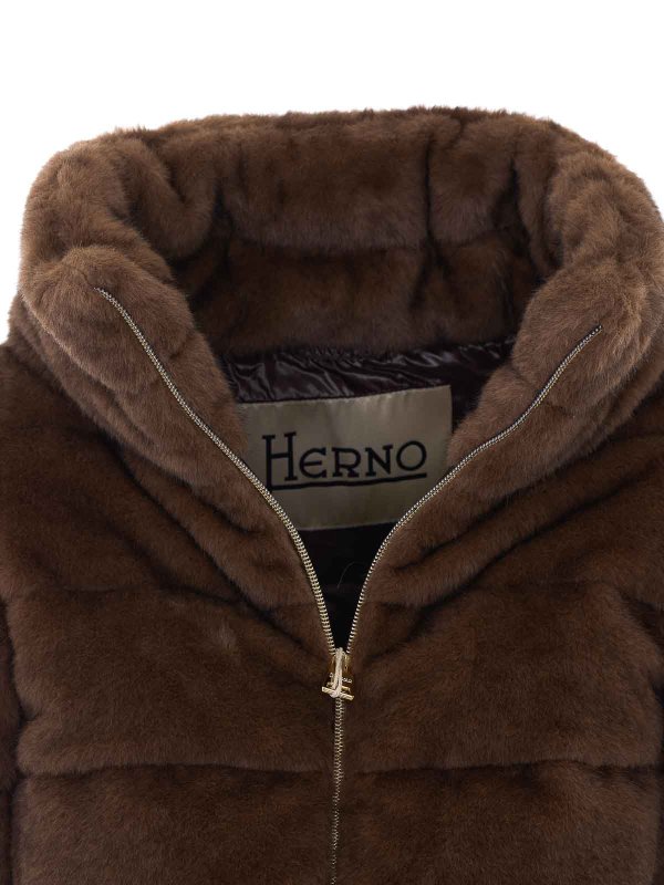 ダウンジャケット - ブラウン shop online: HERNO