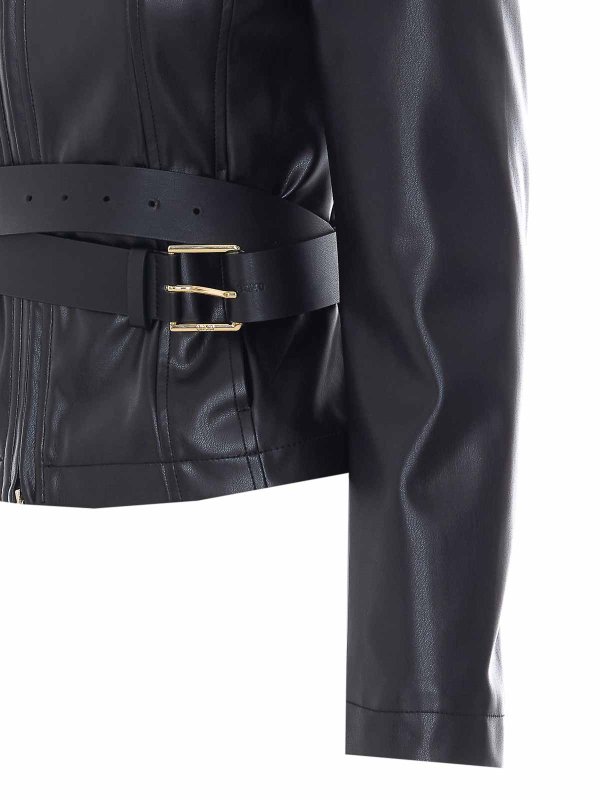The Best Shops Liu Jo: leather jacket - Faux Leather Jacket