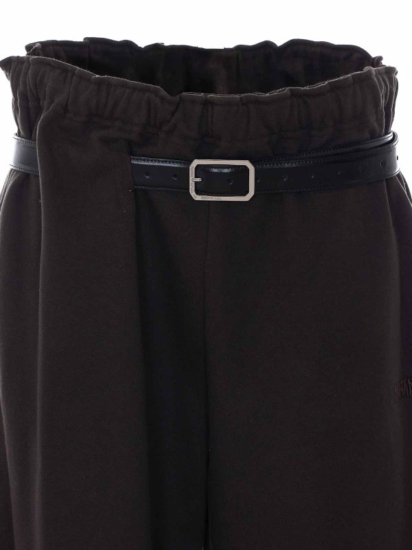 トラックスーツ ボトムス - ブラウン shop online: MAGLIANO