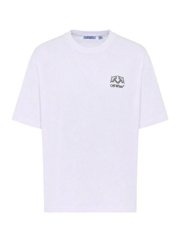 OFF-WHITE: Camisetas - Camiseta - Blanco