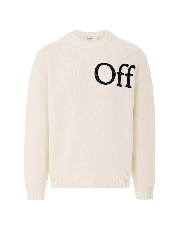 OFF-WHITE: クルーネック - クルーネック - 白