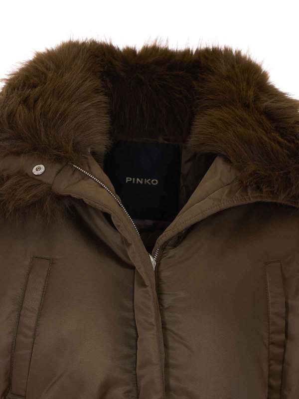 ボンバージャケット - ブラウン shop online: Pinko