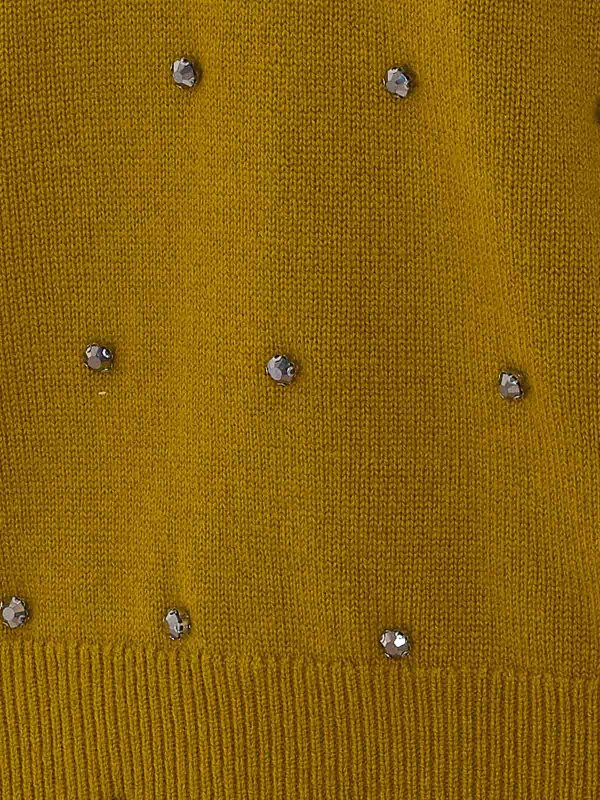 The Best Shops Pinko: Strickpullover mit Rundhalsausschnitt - Rundhalspullover - Grün