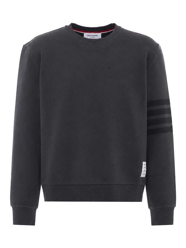 THOM BROWNE: Sweatshirts und Pullover - Sweatshirt - Grau