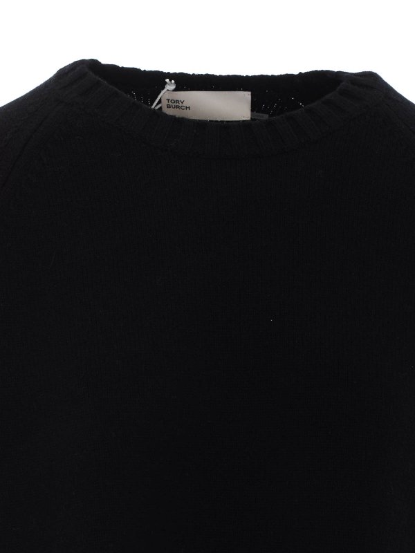 Pull Col Rond - Noir shop online: TORY BURCH
