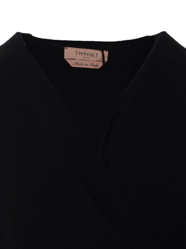 Rundhalspullover - Schwarz shop online: TWINSET
