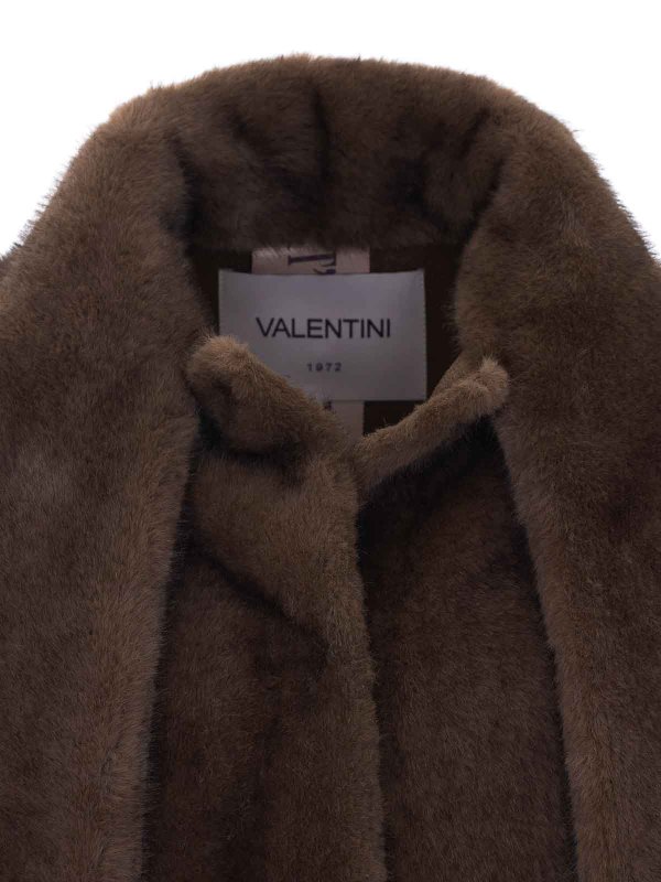 毛皮/ムートンコート - 緑 shop online: VALENTINI 1972