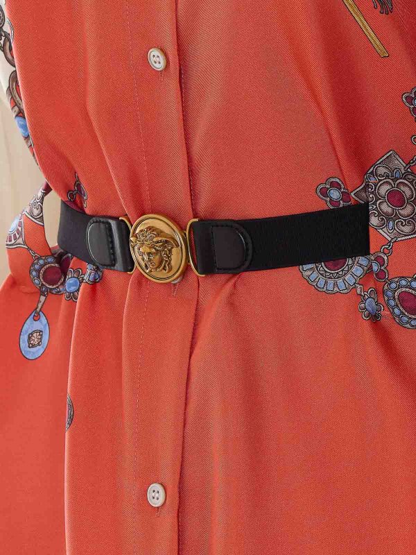 The Best Shops VERSACE: ニーレングスドレス - 膝丈ドレス - マルチカラー