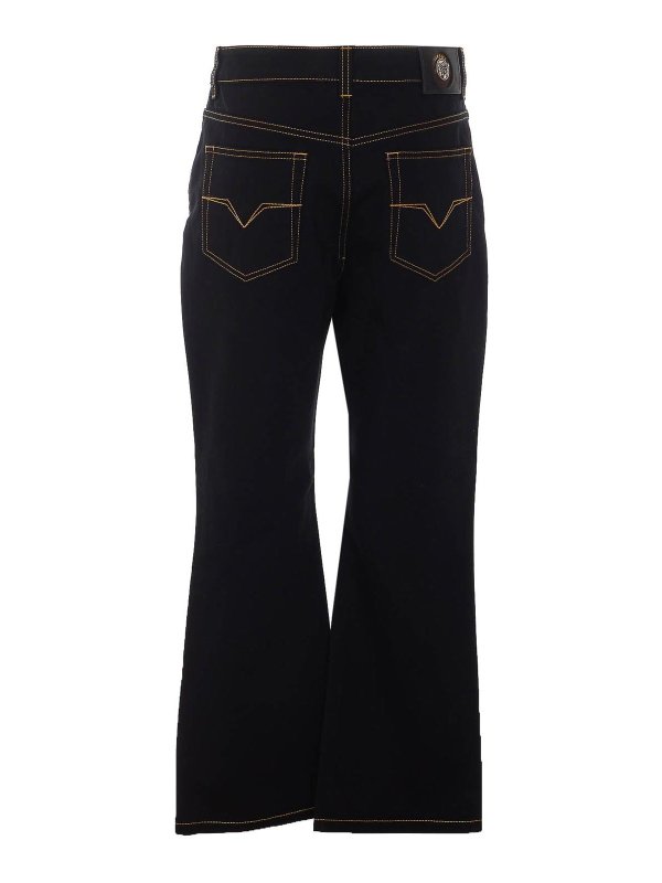 VERSACE: Jeans Rectos online - Vaqueros Rectos - Negro